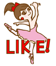 Mademoiselle Pointe's Ballet in English. sticker #470822