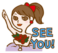 Mademoiselle Pointe's Ballet in English. sticker #470838