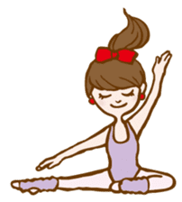 Mademoiselle Pointe's Ballet in English. sticker #470842