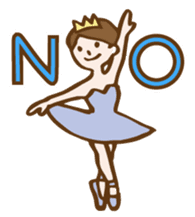 Mademoiselle Pointe's Ballet in English. sticker #470852