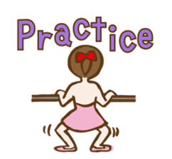 Mademoiselle Pointe's Ballet in English. sticker #470853