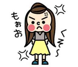 Everyday of colorful women 1 sticker #471147