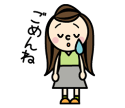 Everyday of colorful women 1 sticker #471151