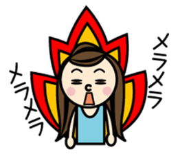 Everyday of colorful women 1 sticker #471165