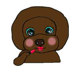 Tink of the Afro dog sticker #471816