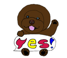 Tink of the Afro dog sticker #471819