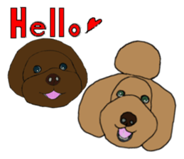 Tink of the Afro dog sticker #471821