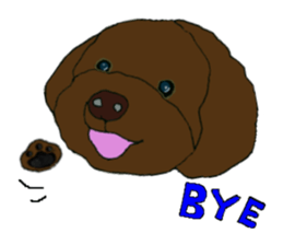 Tink of the Afro dog sticker #471822