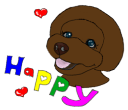 Tink of the Afro dog sticker #471823