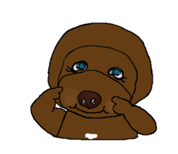 Tink of the Afro dog sticker #471828