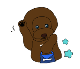 Tink of the Afro dog sticker #471829