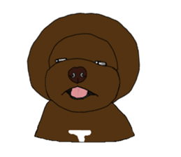 Tink of the Afro dog sticker #471836