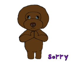 Tink of the Afro dog sticker #471838