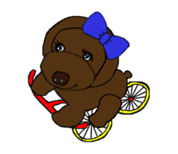 Tink of the Afro dog sticker #471844