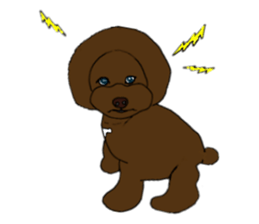 Tink of the Afro dog sticker #471849