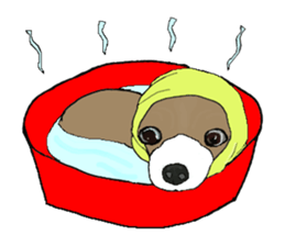 Tink of the Afro dog sticker #471850