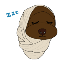 Tink of the Afro dog sticker #471853