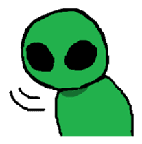 A friend is an alien sticker #472058