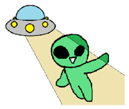 A friend is an alien sticker #472060