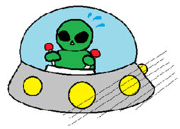 A friend is an alien sticker #472062