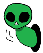 A friend is an alien sticker #472064
