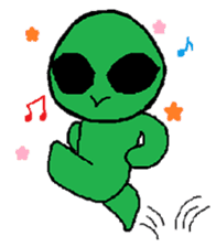 A friend is an alien sticker #472079