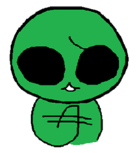 A friend is an alien sticker #472080