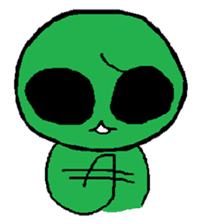 A friend is an alien sticker #472080