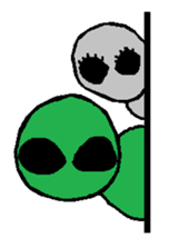 A friend is an alien sticker #472081