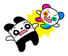 COLORFUL  PANDA sticker #472131