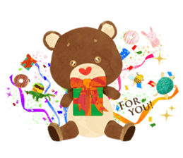 POPPING BEAR sticker #472135