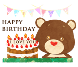 POPPING BEAR sticker #472136