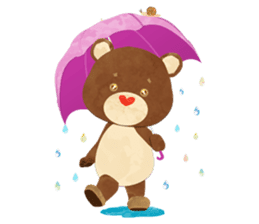 POPPING BEAR sticker #472145