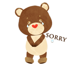 POPPING BEAR sticker #472150