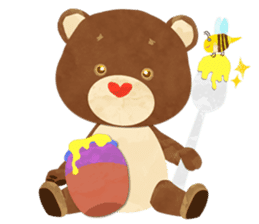 POPPING BEAR sticker #472160