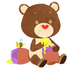 POPPING BEAR sticker #472162