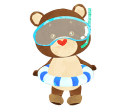 POPPING BEAR sticker #472171