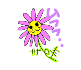 Flower sticker #472602