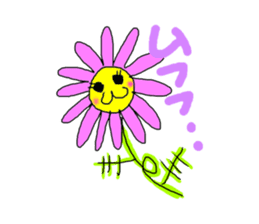 Flower sticker #472602