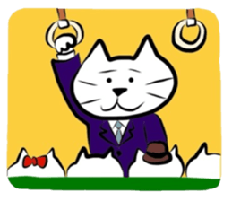 The cat which did a bandana sticker #472657