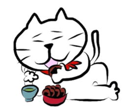 The cat which did a bandana sticker #472663