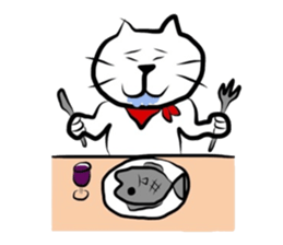 The cat which did a bandana sticker #472685