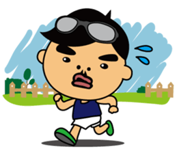The running boy sticker #472735
