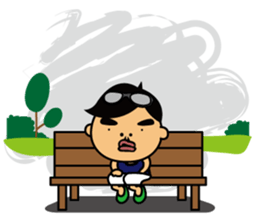 The running boy sticker #472742