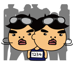The running boy sticker #472744