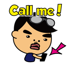 The running boy sticker #472745