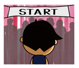The running boy sticker #472747