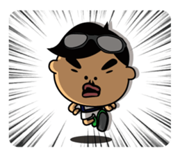 The running boy sticker #472749