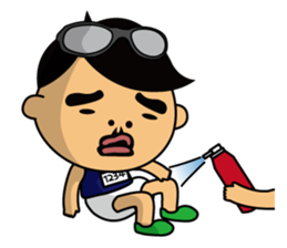 The running boy sticker #472752