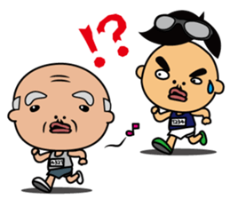 The running boy sticker #472761